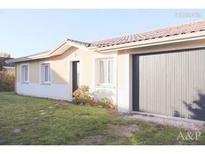 Maison de plain-pied – 4 chambres – garage – Moulis-en-Médoc