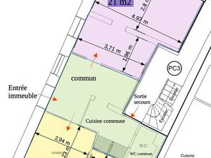 Bureau d'activité 15m2 ou 20m2 au centre ville