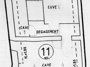 Cave N°1 Strasbourg Centre pour stockage ou cave à vin