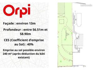 Terrain 749 m² Bois Le Roi