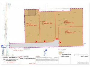 Lotissement 4 terrains viabilisés St simon toulouse