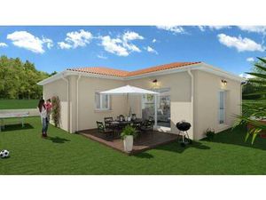 Terrain avec maison neuve à vendre