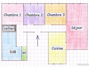 Sommières Part. Loue T4 100m² vide libre au 1er décembre