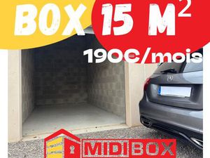 BOX DE STOCKAGE A LOUER - 15 m² - Offre d'hiver