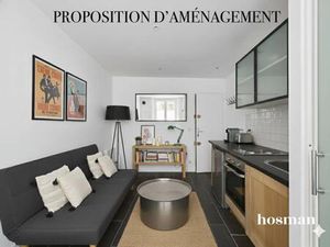 Studio 9 m² - Idéal investissement locatif - DPE B - Au pied du Sacré-Coeur ! - Rue Feutri