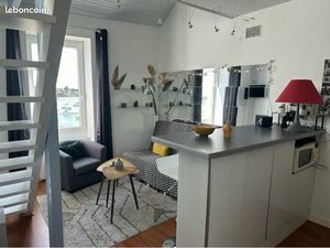 Charmant duplex meublé avec vue imprenable sur le port de La Trinité-sur-Mer (28 m²)