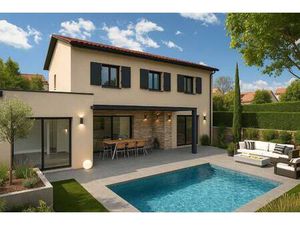 Terrain avec maison neuve à vendre