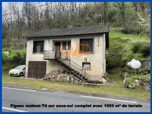 Vente maison 4 pièces 60 m² à Figeac (46100)  59 000 €