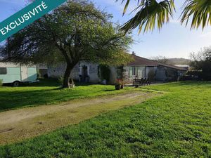 Maison charentaise 123 m²   2 chambres de plain-pied  terrain arboré 2000 m²