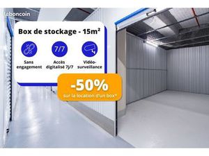GRANDS BOX À LOUER / GARDE-MEUBLE SÉCURISÉ À ARGENTEUIL – 15 à 50m²