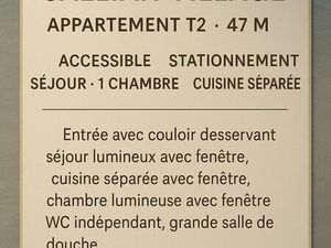 Callian Village – T2 RDC 47m²  cuisine séparée  accès direct et stationnement facile