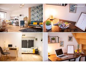 T2 Duplex Meublé 50m² REFAIT A NEUF (2021) - Centre St Seurin Cursac - Idéal Mobilité/Blay