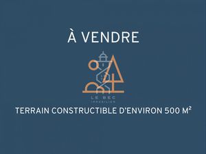 GUIDEL-PLAGE : Terrain constructible d'environ 500 m²