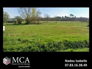 Vente terrain 1200 m² Étauliers (33820)