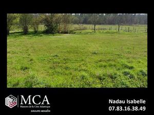 Vente terrain 2000 m² Saint-Ciers-sur-Gironde (33820)