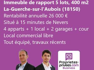 18150 LA-GUERCHE-SUR-L'AUBOIS - IMMEUBLE DE RAPPORT 400 M2