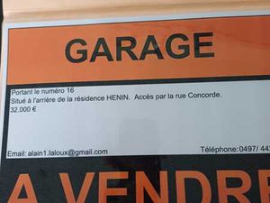 GARAGE A VENDRE