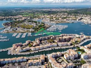 Location meublée appartement 1 pièce 26 m² à Agde (34300)  580 €