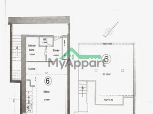 Location meublée appartement 2 pièces 66 m² à Angaïs (64510)  680 €