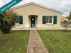 Maison plain-pied  emplacement idéal  grand garage  jardin clos