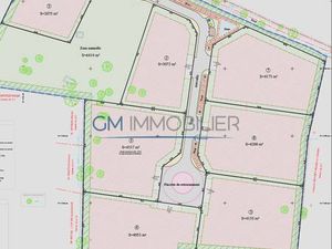 Terrain constructible viabilisé à vendre