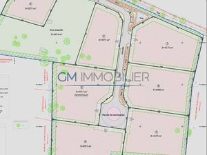 Terrain constructible viabilisé à vendre