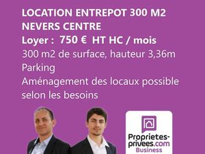 Location locaux professionnels 600 m² à Nevers (58000)  750 €