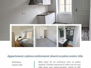 Appartement 2P à louer Pontorson