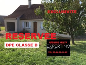 Maison de Plain-Pied 5 Pièces de 90m2 Garage sur Parcelle de 1428m2 à 10 min de St Germain