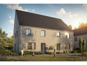 Energiezuinige halfopen bebouwing op centrale en groene locatie in Belsele