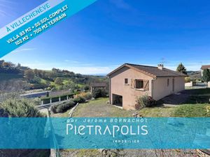 Vente villa 4 pièces 93 m² à Villecheneve (69770)  230 000 €