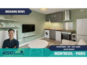 Vente Appartement T1 à Montreuil (93100) : à vendre T1 / 31m² Montreuil