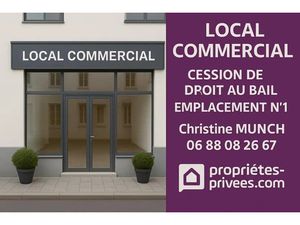 ERMONT - EMPLACEMENT N°1 - CESSION DROIT AU BAIL
