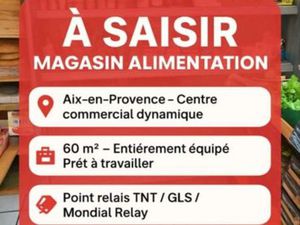 Fonds de commerce fruits et légumes + point relais – Aix-en-Provence■À vendre