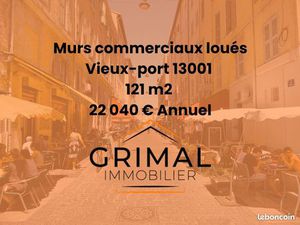 Murs commerciaux 121 m² Marseille