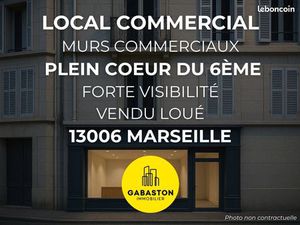 Local commercial 61 m² Marseille 6ème