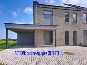 Très belle Maison semi-jointive 3 càc. neuve  dans les quart