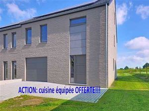 Très belle Maison semi-jointive 4 càc. neuve  dans les quart