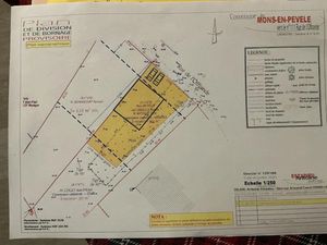 Vente terrain 332 m² à Mons-en-Pévèle (59246)  80 300 €