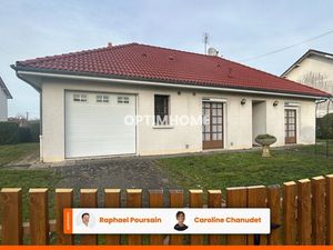 Maison de plain-pied de 76 m2 sur 750 m2 de jardin