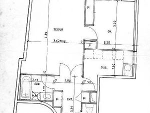 Location appartement 2 pièces 45 m² à Paris 12ème (75012)  1 560 €