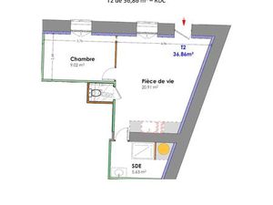 Appartement T2  à vendre en VEFA  Résidence principale ou investissement locatif
