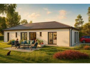 Terrain avec maison neuve à vendre