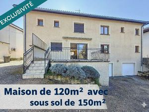 Maison avec sous sol de 150m²