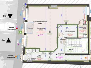 Location commerce 55 m² à Rodez (12000)