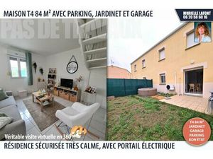 Capendu - Maison 3 faces T4 rénovée avec garage et jardinet