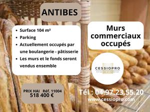 Achat Local commercial 104m² ANTIBES 06600