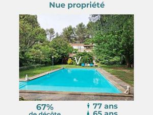 Nue propriété - Maison T10 de 200 m2 avec parking et garage fermé - Monsieur 77 ans  Madam