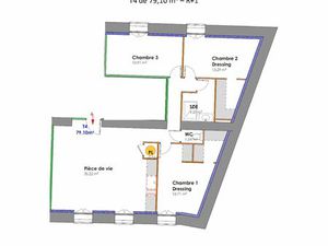 Vente appartement 4 pièces 79 m² Thézan-lès-Béziers (34490)