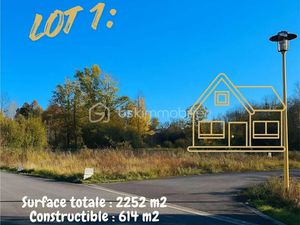 Vente terrain 2252 m² à Reims (51100)  72 000 €